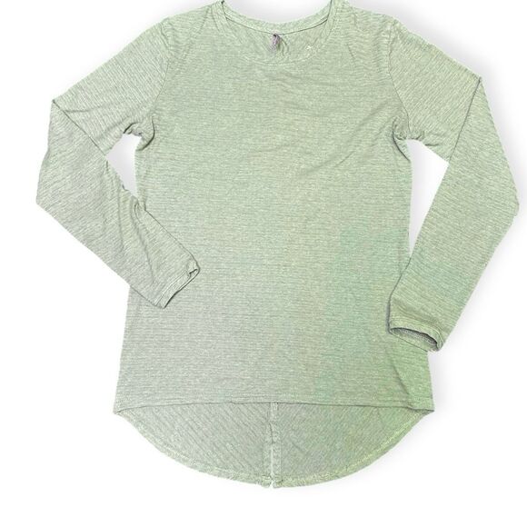 ROYAL ROBBINS Women’s Green Stripe Vacationer Long Sleeve Performance Tee Size S - Picture 1 of 5